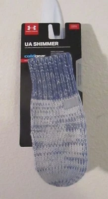 NUEVO CON ETIQUETAS Under Armour Niñas UA Guantes Tejidos Brillantes Juveniles OSFA Púrpura Glaciar Precio de venta sugerido por el fabricante $20 Foto 1 de 2