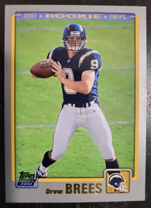2001 Topps #328 Drew Brees ROOKIE CARD Team: San Diego Chargers Football - Picture 1 of 4
