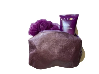 Calgon Juego de 3 Piezas Gel de Ducha Hidratante Orquídea Tahití Púrpura 4 OZ Nuevo Foto 1 de 4