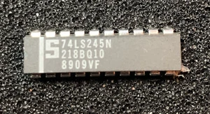 1 X 74LS245N Signetics Octal Bus Transceiver DIL 20 Free P+P UK Seller - Picture 1 of 2