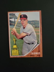 1962 topps Lee Thomas card no. 154