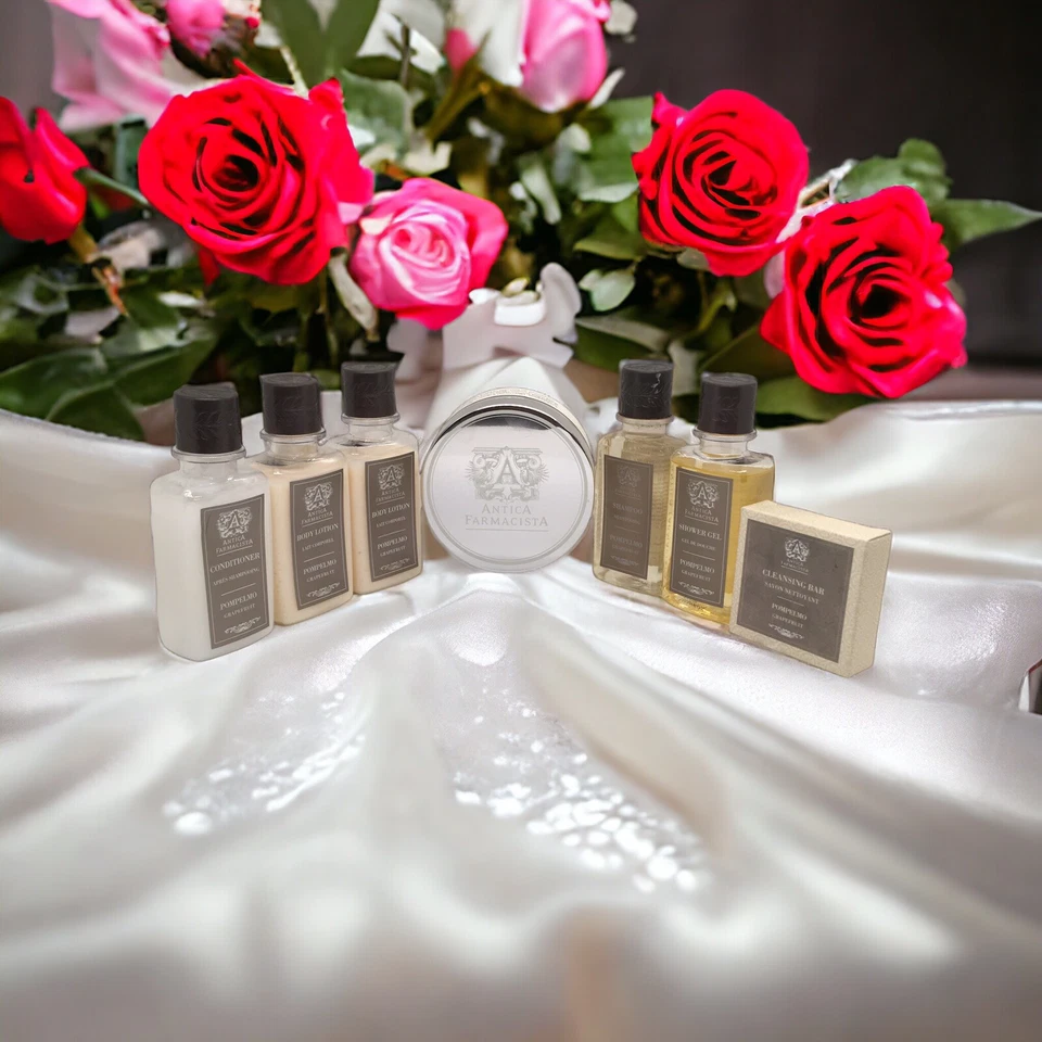 Juego de 7 piezas de mantequilla corporal ANTICA FARMACISTA PROSECCO 8 oz + artículos de tocador perfumados Pompelmo Foto 1 de 4