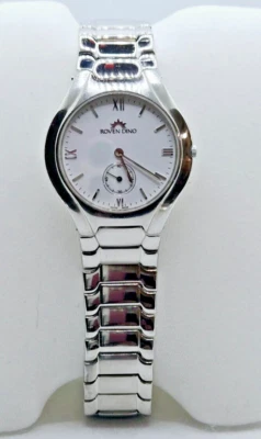 Roven Dino Capri 2019M Swiss Unsex Silver Toned Sapphire Crystal Watch - Image 1 of 4