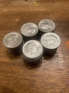 1979-D,P Susan B Anthony Dollars Lot of 50 Assorted - Picture 1 of 4