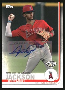 2019 Topps Pro Debut Autographs #99 Jeremiah Jackson