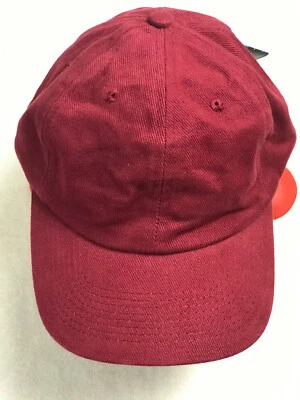 Greg Norman Collection The Shark Embroidered Golf Hat Adjustable Dark Red NEW - Image 1 of 3