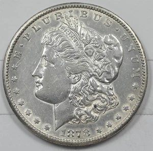 USA 1878-CC Silber Morgan Dollar AU U1887 Kombiversand - Bild 1 von 2