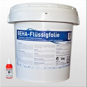 Dichtfolie Flüssigfolie Streichfolie + Abtönkonzentrat DIN Abdichtung 9kg - Bild 1 von 5