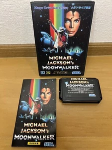 Michael Jackson's Moonwalker Mega Drive Japan (Original Box and Manual) - Picture 1 of 19