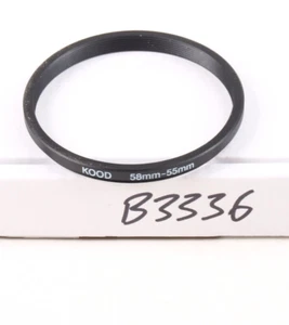Kood 58mm-55mm 58-55 Stepping Ring Filter Ring Adapter Step down (B3336) - Picture 1 of 2