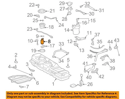 Used Fuel Pump fits: 2001 Toyota Mr2 Pump Assembly Grade A Foto 1 de 3