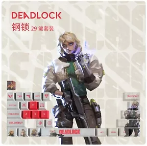 Valorant Deadlock Keycaps 29 keys Set | OEM Profile | Gaming | Anime | Custom - Picture 1 of 7