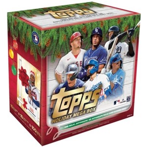 2022 Topps MLB Baseball Holiday Mega Box - 100 Cards - Factory Sealed