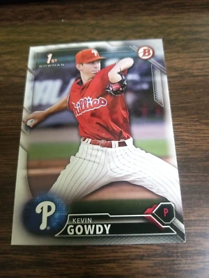 KEVIN GOWDY 2017 BOWMAN DRAFT CARD BD-5 PHILLIES (ROOKIE PROSPECT BASE) - Image 1 of 2