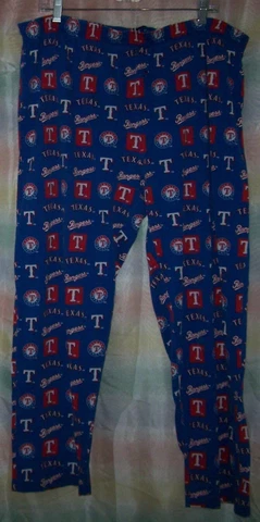 Texas Rangers  Lounge Sleep  PJ Pajama Pants  Mens XL   MLB Official Merchandise Cover