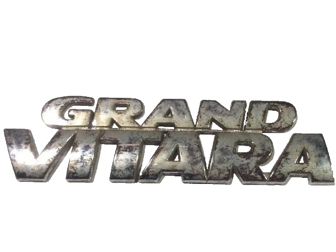 Suzuki Grand Vitara Fender porta-malas traseiro cromado emblema OEM - Imagem 1 de 1