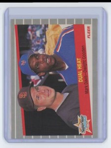 1989 Fleer Mark Davis/Dwight Gooden #635