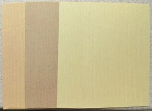 40 x A6 Kraft or Assorted Kraft Backing Papers In 2 Variations 120gsm  NEW - Picture 1 of 4