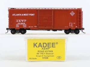 HO Scale Kadee #5106 A&WP Atlanta & West Point 40' PS-1 Box Car #37989 - Picture 1 of 13