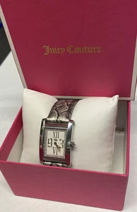 Women's Juicy Couture Silvertone Crystal Accented Watch New Battery Nice! - Picture 1 of 12