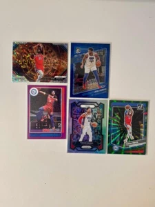 2023-24 Panini Basketball Philadelphia 76ers Parallel Prizm Lot-5 Total Cards - Foto 1 di 1