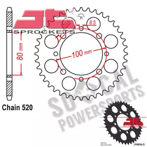 JT Sprockets Steel Rear Sprocket 520 Pitch 41 Tooth Suzuki GN250 (1988) - Picture 1 of 2