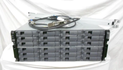 NetApp DS4246 12G IOM12 JBOD Server Expansion Array + SAS Card, Cable, Rail Kit - Image 1 of 2