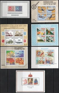 507 Norway 1972-88, BL 1-9 MNH, Collection Minisheets, MI BL 1-10, SC #585a. - Picture 1 of 1