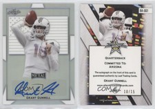 2019 Leaf Metal US Army All-American Bowl Flag /15 Grant Gunnell #BA-GG1 Auto