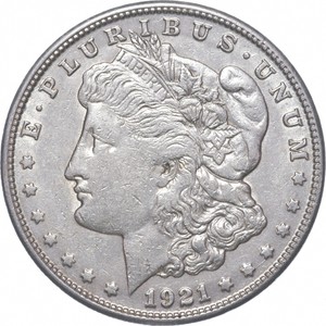 Early - 1921-S Morgan Silver Dollar - 90% US Coin *797