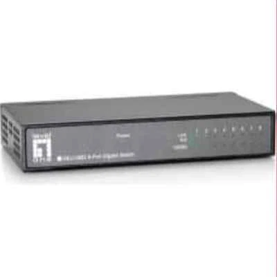 LevelOne Switch Desktop 8Porte Metalhousing GEU-0822 - Immagine 1 di 3
