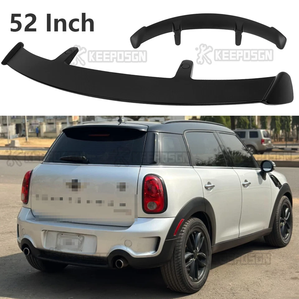 ABS 52" negro mate techo trasero maletero alerón labio de ala para Mini Cooper Countryman Foto 1 de 4