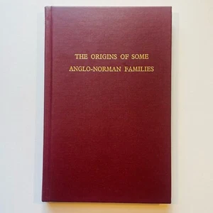 The Origins of Some Anglo-Norman Families -hardcover by Lewis C. Loyd 1999 Print - Picture 1 of 15