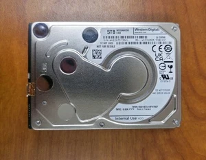 Western Digital 5TB USB C Hard Drive WD5ONMZM-59BDAS1 WX22D SEP 2023 Thailand - Picture 1 of 9