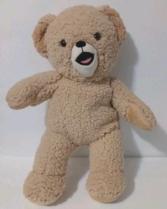 Snuggle Bear Plush Sherpa Teddy Fabric Softener 8 Inch Stuffed Animal - Picture 1 of 7