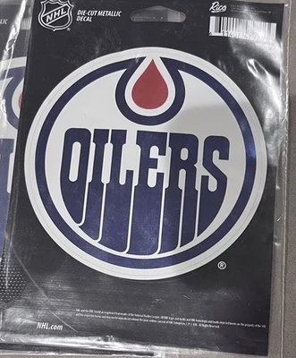 Edmonton Oilers 5" Inch Decal Sticker, Flat Vinyl Die Cut - Image 1 of 2