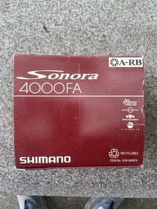 SHIMANO SONORA 4000FA SPINNING REEL BOX W/SPOOL, PAPERWORK - Picture 1 of 3