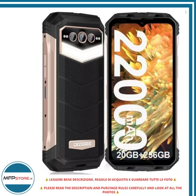 Smartphone DOOGEE S100 Pro Rugged 20GB+256GB Batteria 22000mAh - Immagine 1 di 4