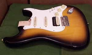 FENDER JV MODIFIED 50's STRATOCASTER "LOADED HSS BODY" MIJ-JAPAN SUNBURST STRAT! - Picture 1 of 15