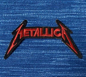 Parche Metallica Heavy Metal Hard Rock Band Logo Rojo Negro 2008 Bravado C&D - Imagen 1 de 2