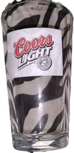 PINT GLASS Beer Drink Coors Light Banquet Silver Billet Rockies 16 oz - Picture 1 of 4