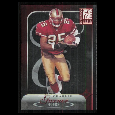 Charlie Garner #87 2000 Donruss Elite San Francisco 49ers Football Card NFL NM - Image 1 of 3