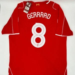 Nueva camiseta de fútbol guerrero original local Gerrard #8 Liverpool 2014/2015 (XL) - Imagen 1 de 9