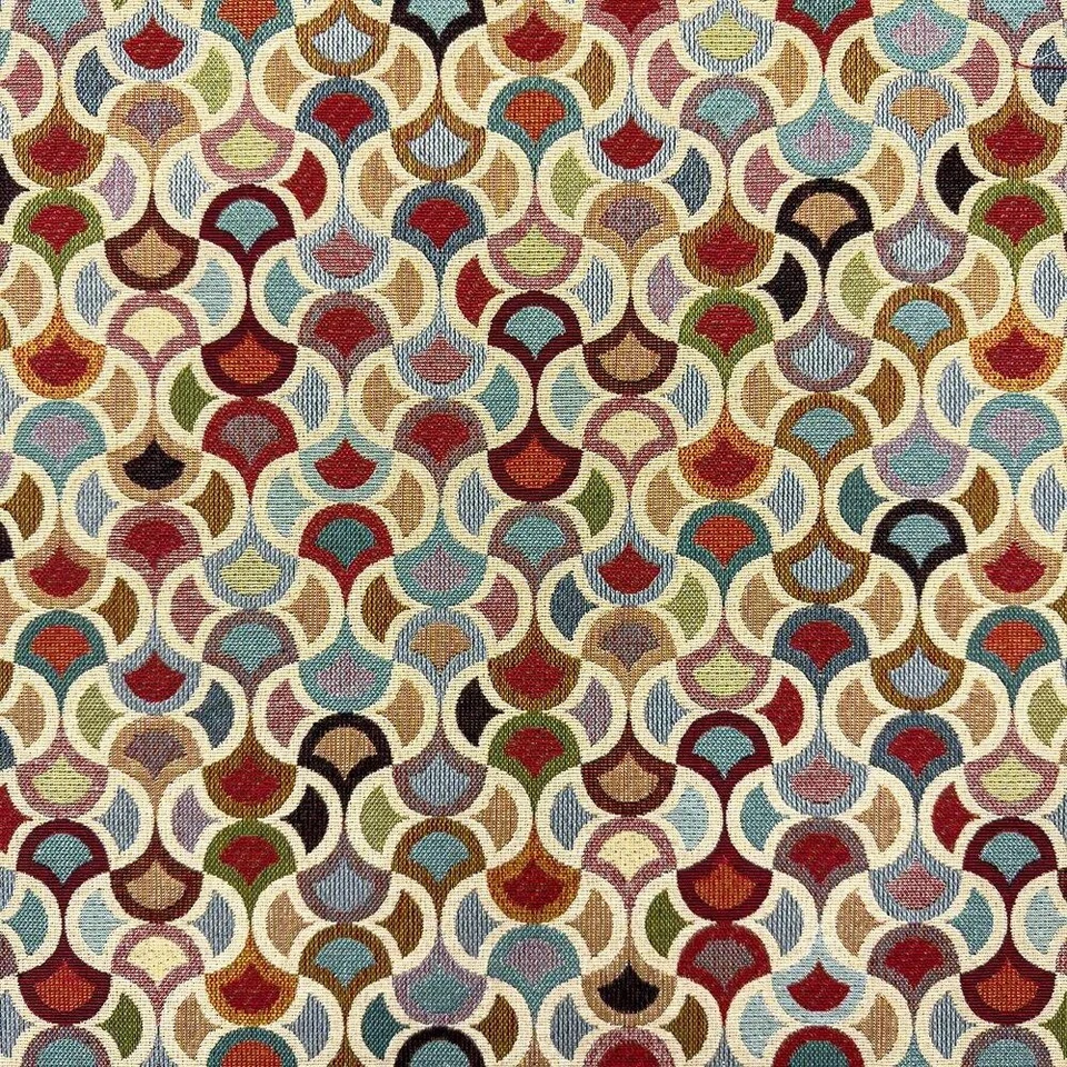 Material de tela de tapicería de tapicería de tapicería de algodón DOODLE Foto 1 de 1