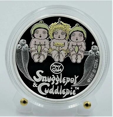Australia 2015 Snugglepot and Cuddlepie 1/2 oz (Half Ounce) Proof Silver Coin - Image 1 of 4
