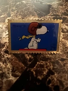 Snoopy Stamp Pin Collectible Vintage - Picture 1 of 3