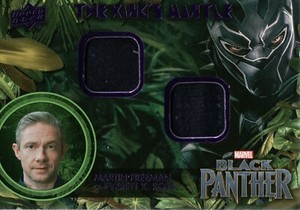 Black Panther, Martin Freeman (Everett K Ross) Dual Costume Relic Card KM-ER