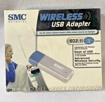 SMC Networks Wireless USB Adapter, 802.11 b/g - Image 1 of 4