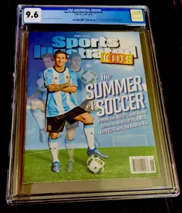 LIONEL MESSI ROOKIE SI FOR KIDS COVER 2016 ARGENTINA WORLD CUP NO Higher CGC 9.6 - Picture 1 of 3