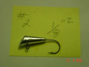 1/8 oz. Shad Dart Jigs Unpainted eagle claw Hooks - Picture 1 of 2